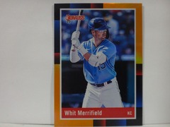 2022 Panini Donruss Retro 1988 Holo Orange Whit Merrifield #250